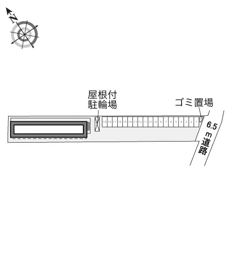 ★手数料０円★彦根市野瀬町　月極駐車場（LP）